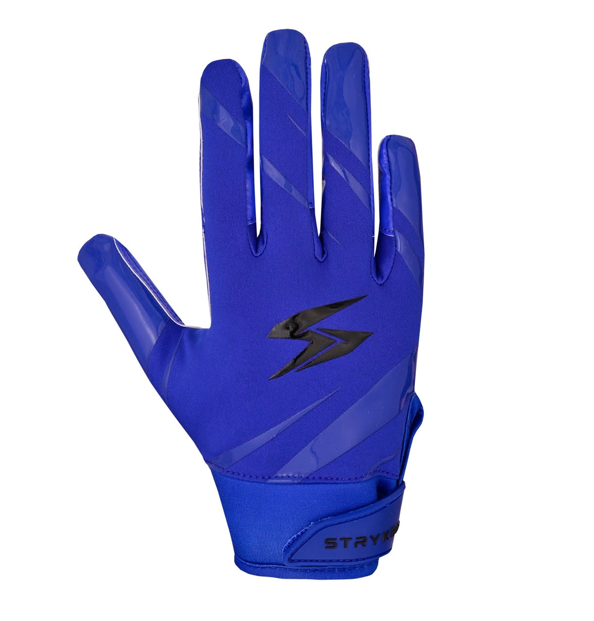 Blue American Football Gloves – High Grip Receiver Gloves for Men & Youth